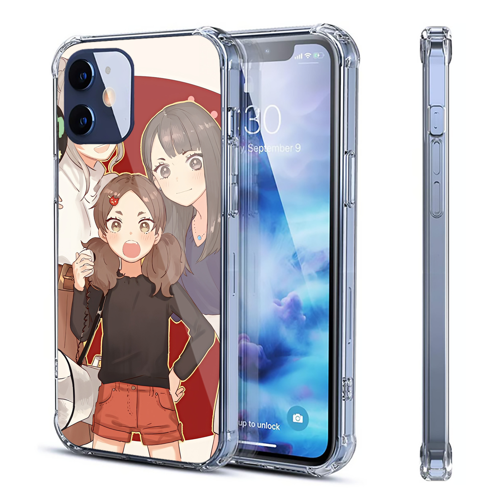 （画像用） ハイキュー!! Haikyu!! 【iPhone 12シリーズ対応】透明スマホケース（クリアソフトケース）